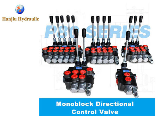 45lpm And 80lpm Monoblock Directional Control Valve For Mobile And Stationary Equipment