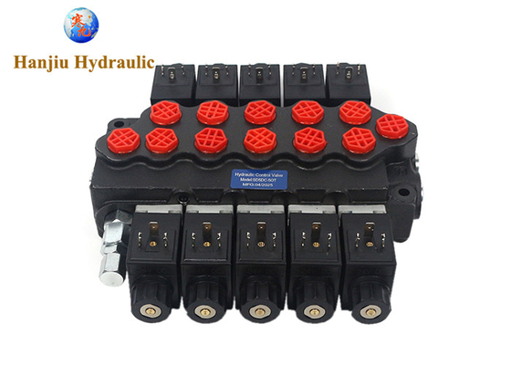 SD5DC Series Solenoid Valve Made In China 5 Way 45 LPM Max Pressure 315 Bar