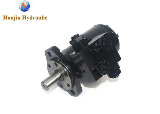 Hydraulic Orbit Motor BMR250, 2bolts flange , 25mm straight key shaft with crossover relief valve