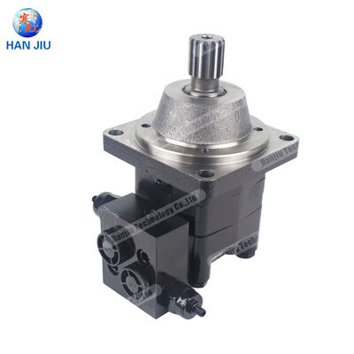 Hydraulic motor with external brake valve, BMSY Series Wheel mounting combined with External Relief/Safety Valves to Enhanced Stability, Reduced Losses, and Improved Efficiency