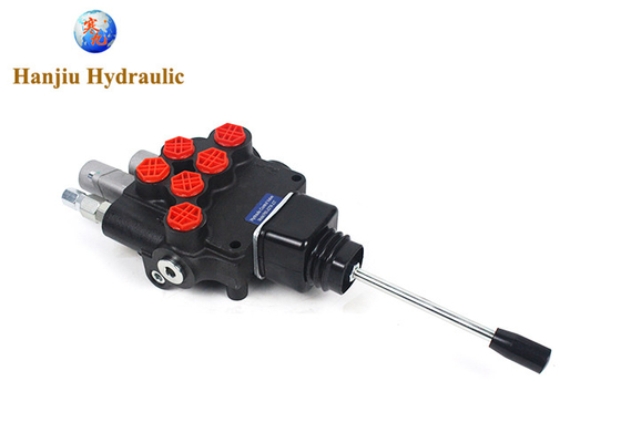 P80 Joystick Direccional de Control de la válvula 4 posiciones tipo de control manual de doble acción