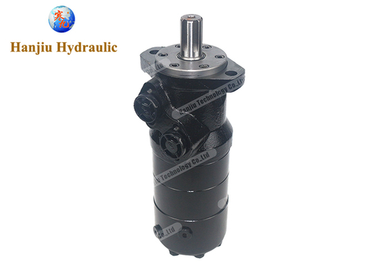 Motor hidráulico BMR-200 con freno, montaje de 2 pernos, eje SAE 6B