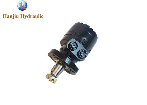 Motor hidráulico orbital de la serie BMER de 350 ml/r con brida de 4 orificios G 1/2 puerto y eje cónico 1-1/2